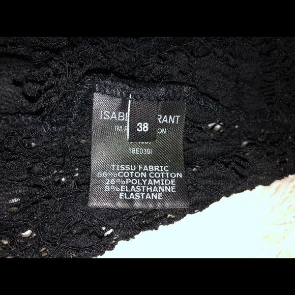 Isabel Marant Black Lace Top - Picture 9 of 9